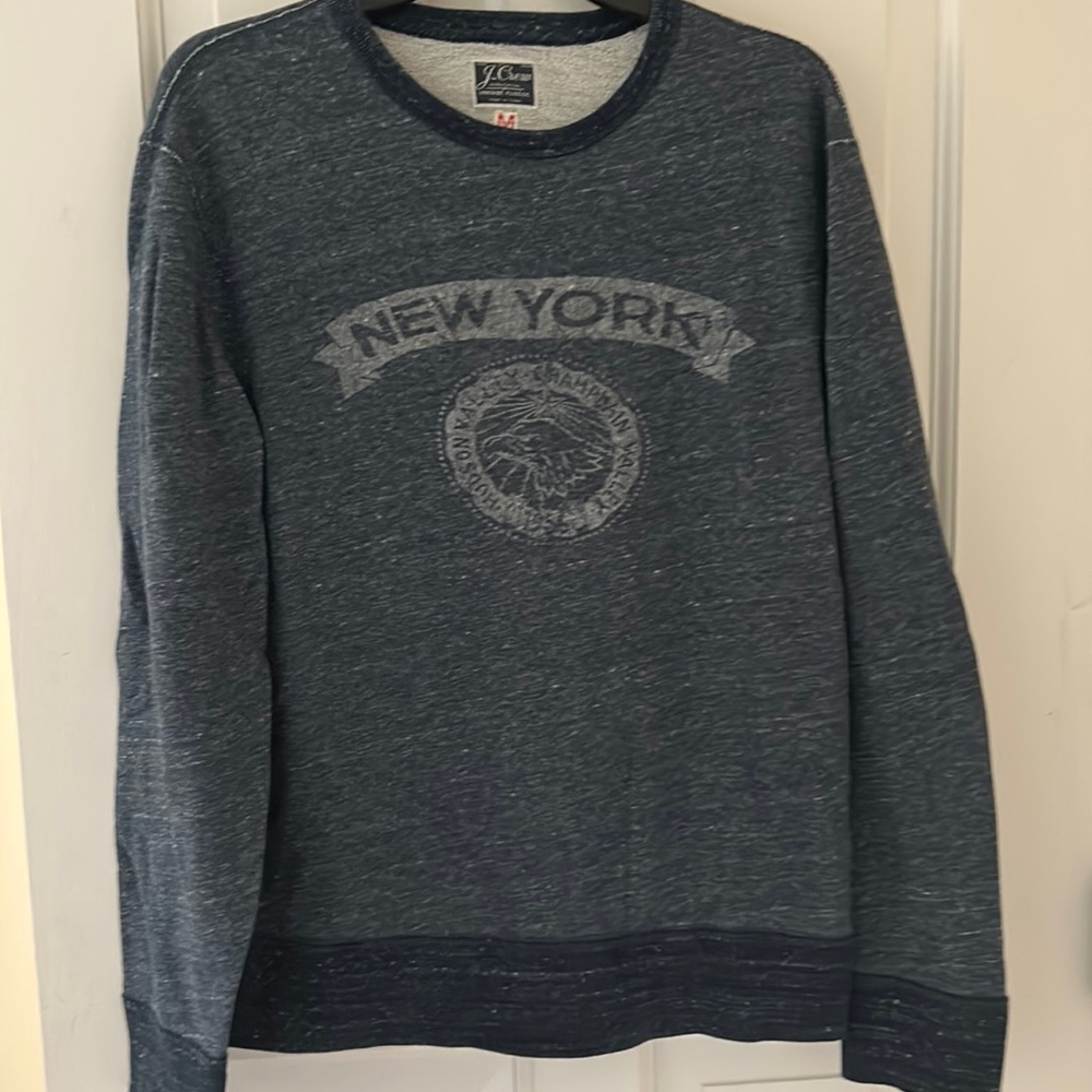 J Crew fleece crew